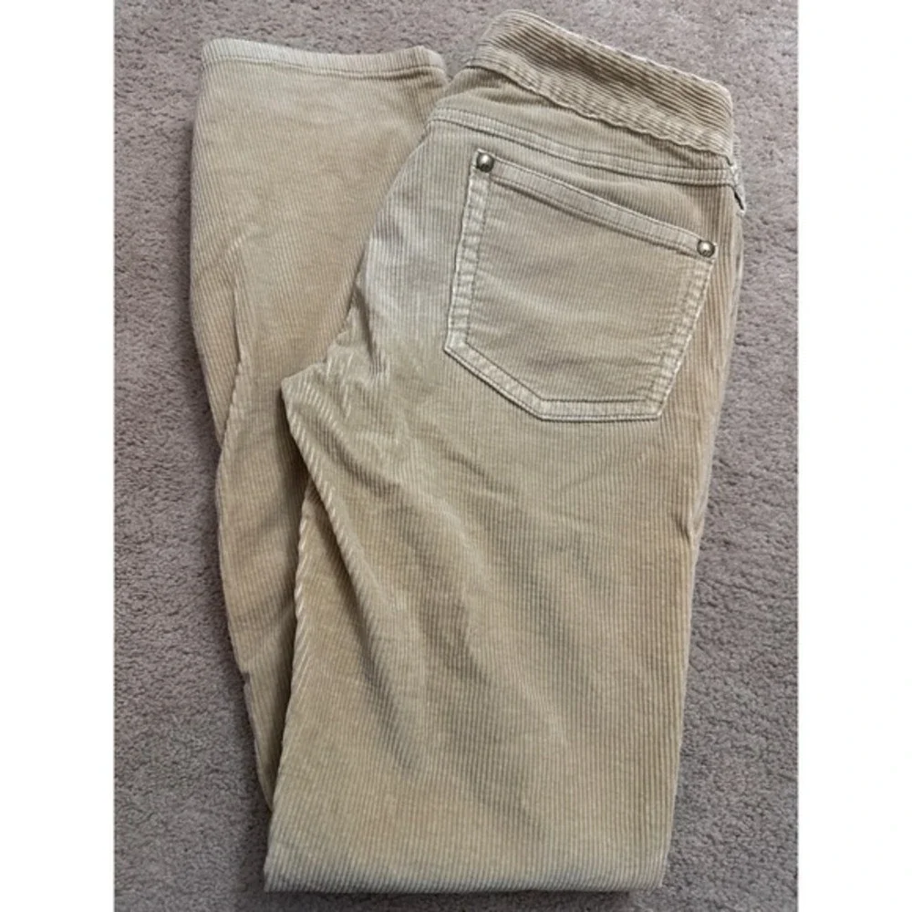 Free People Women's‎ Corduroy Flare Jeans Tan Size 30x30 Mid-rise Boho Western